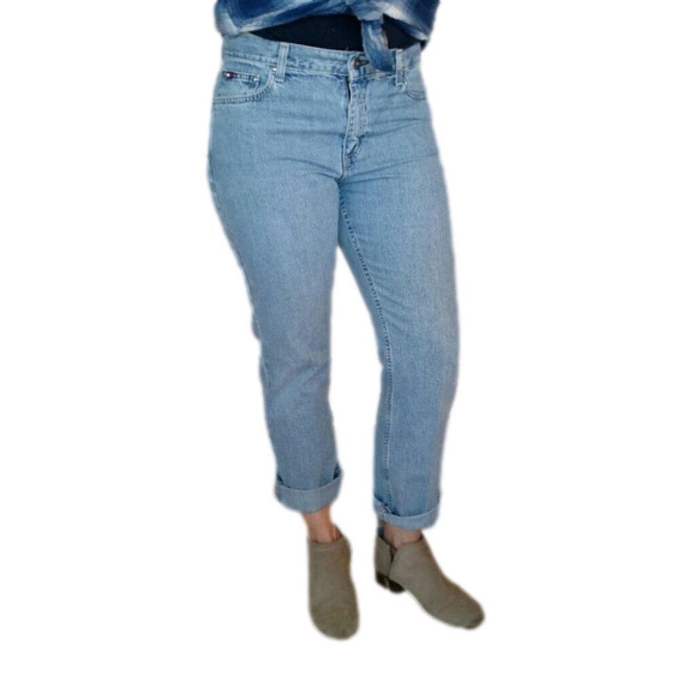 Tommy Hilfiger High Rise Classic Fit Jeans - Picture 1 of 8
